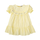 Babidu Girls Lemon Embroidered Dress